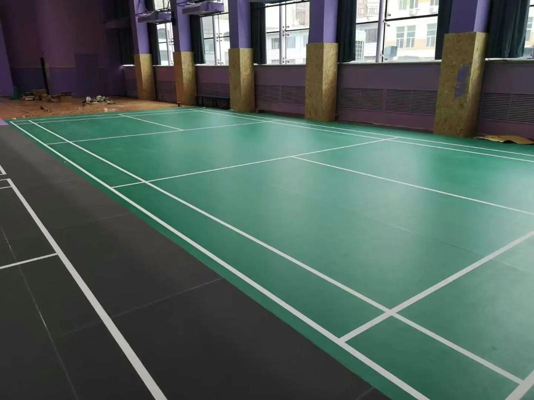 塑膠地板施工 打造專業(yè)羽毛球運(yùn)動(dòng)地膠場地的關(guān)鍵